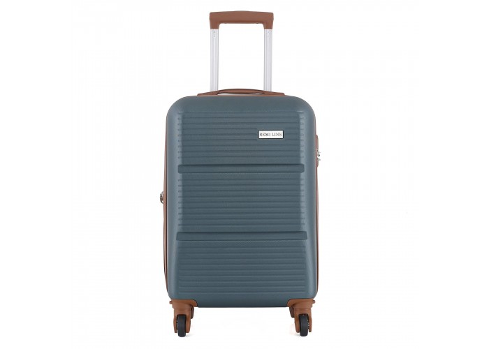 Валіза Semi Line 20" (S) Green-Grey (T5584-2)