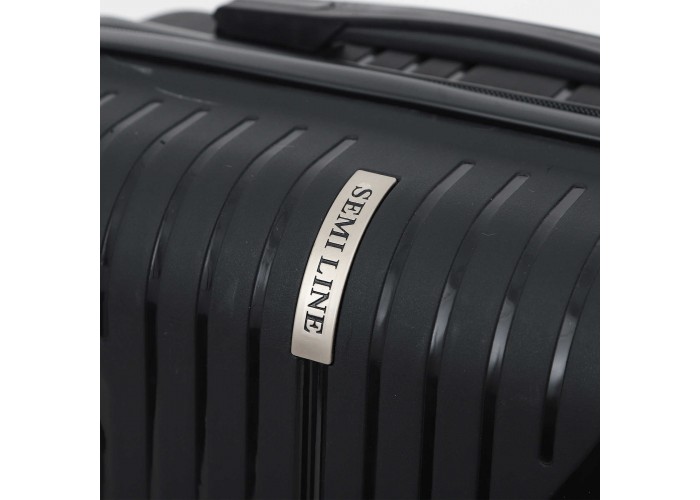 Валіза Semi Line 24" (M) Black (T5613-2)