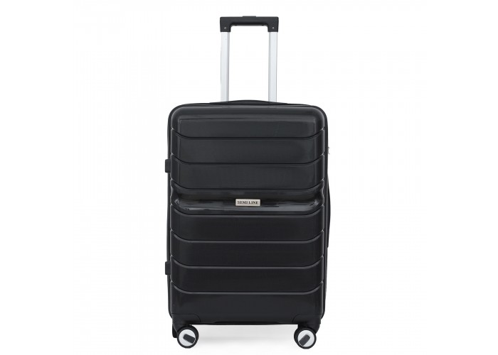 Валіза Semi Line 26" (M) Black (T5618-2)