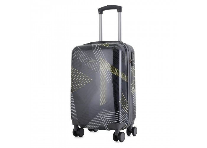 Валіза Semi Line 20" (S) Black Pattern (T5651-1)