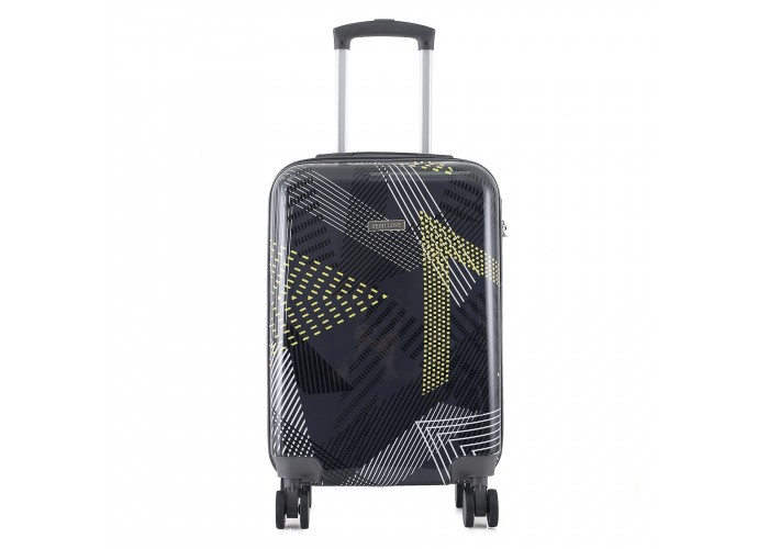 Валіза Semi Line 20" (S) Black Pattern (T5651-1)