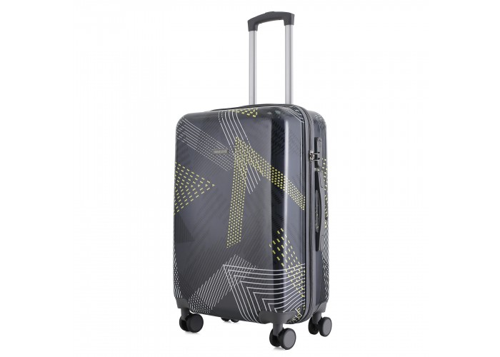 Валіза Semi Line 24" (M) Black Pattern (T5651-2)