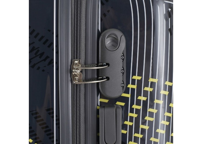 Валіза Semi Line 24" (M) Black Pattern (T5651-2)