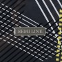 Валіза Semi Line 24" (M) Black Pattern (T5651-2)