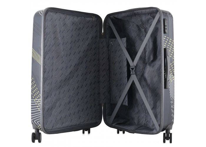 Валіза Semi Line 28" (L) Black Pattern (T5651-3)