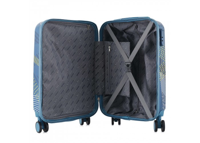Валіза Semi Line 20" (S) Blue Pattern (T5652-1)