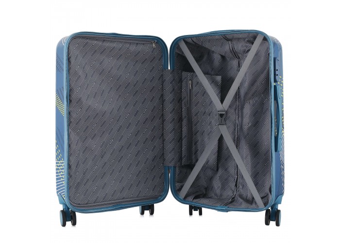 Валіза Semi Line 24" (M) Blue Pattern (T5652-2)