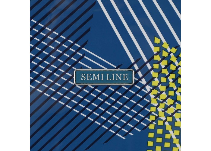 Валіза Semi Line 24" (M) Blue Pattern (T5652-2)