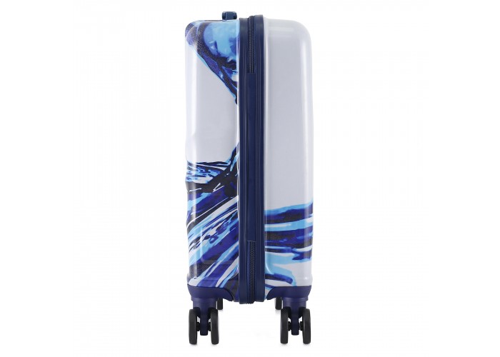 Валіза Semi Line 20" (S) White/Blue Print (T5653-1)