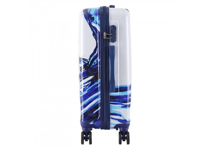 Валіза Semi Line 24" (M) White/Blue Print (T5653-2)