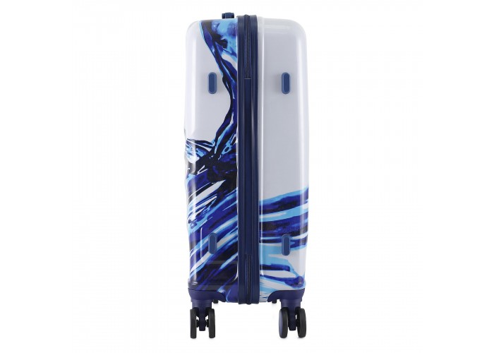 Валіза Semi Line 24" (M) White/Blue Print (T5653-2)