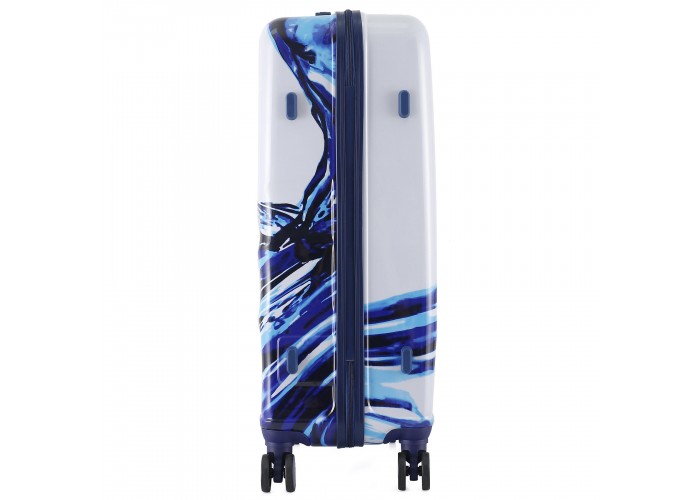 Валіза Semi Line 28" (L) White/Blue Print (T5653-3)