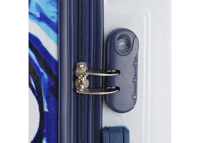 Валіза Semi Line 28" (L) White/Blue Print (T5653-3)