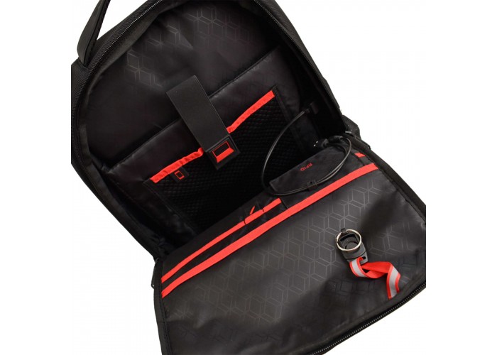 Рюкзак міський Semi Line USB 21 Black (P8251-0)