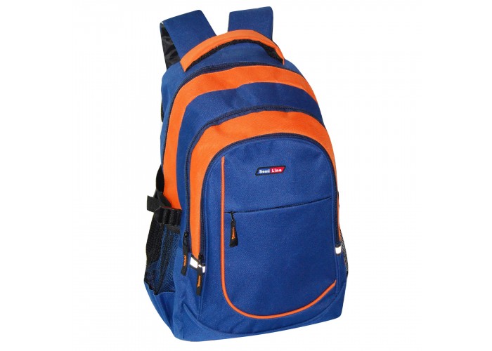 Рюкзак міський Semi Line 33 Blue/Orange (4668-7)