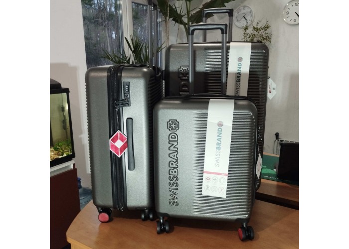 Валіза Swissbrand Enstone (S) Grey (SWB_LHENS801S)
