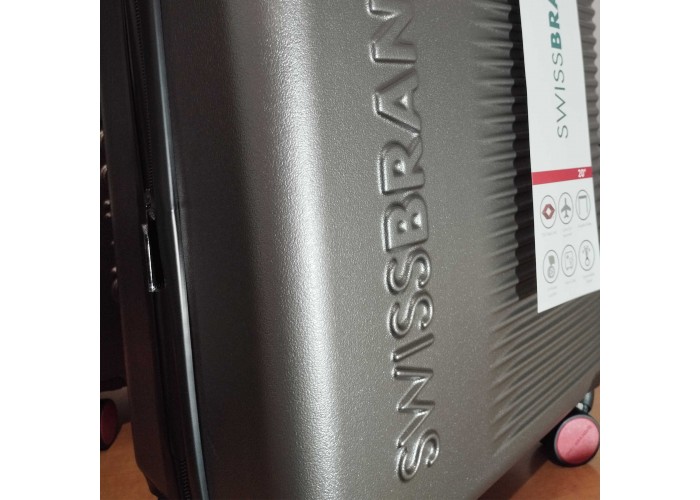 Валіза Swissbrand Enstone (S) Grey (SWB_LHENS801S)