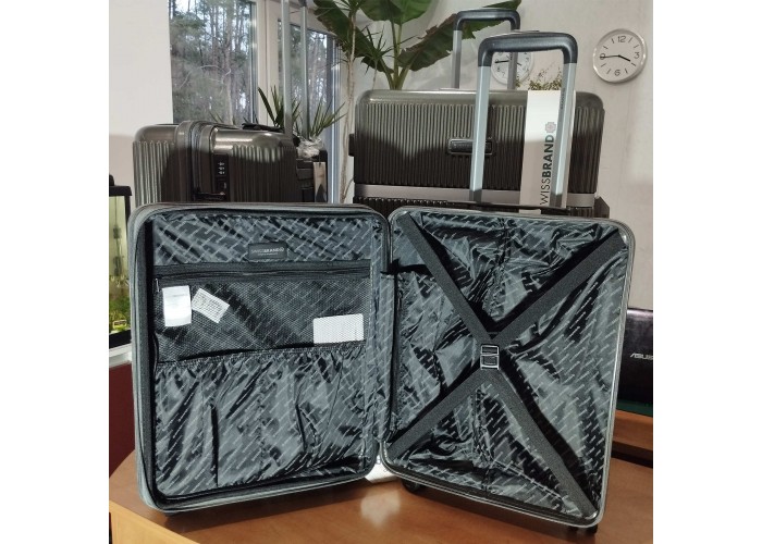 Валіза Swissbrand Hazel (L) Charcoal (SWB_LHHAZ174L)
