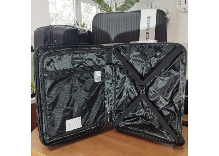Валіза Swissbrand Malden (M) Black (SWB_LHMAL001M)