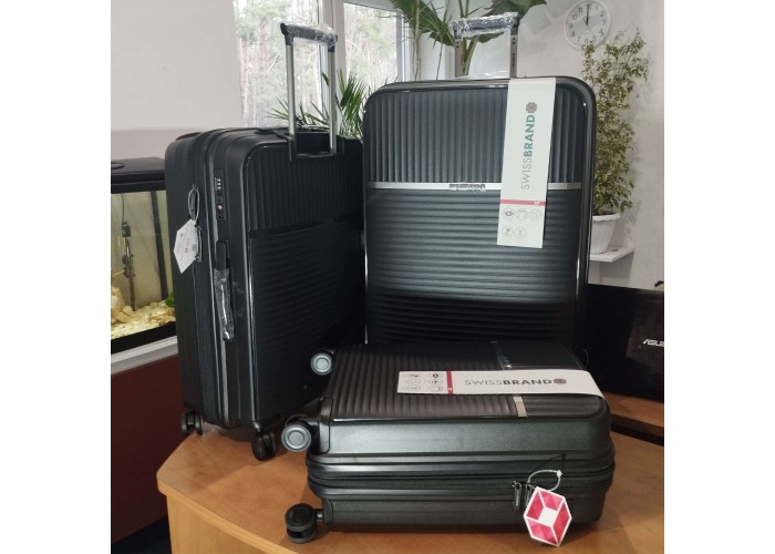 Валіза Swissbrand Malden (M) Black (SWB_LHMAL001M)