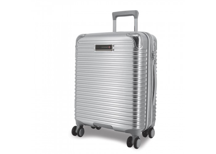 Валіза Swissbrand Rome (M) Silver (SWB_LHROM002M)