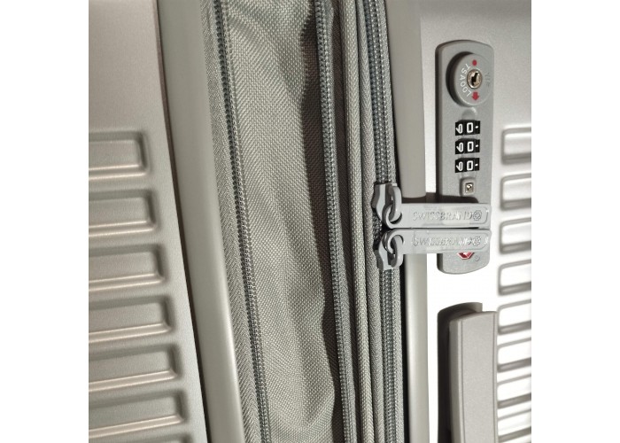 Валіза Swissbrand Rome (M) Silver (SWB_LHROM002M)