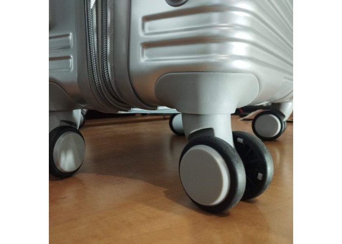 Валіза Swissbrand Rome (M) Silver (SWB_LHROM002M)