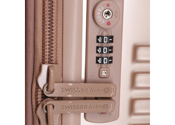 Валіза Swissbrand Rome (M) Rose Gold (SWB_LHROM003M)