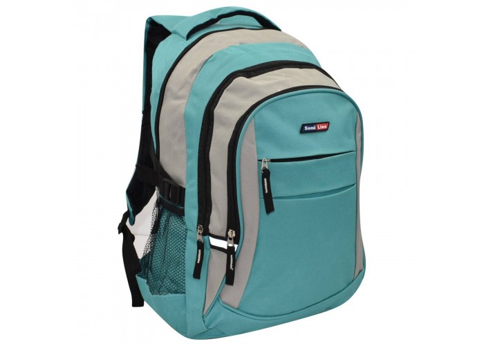 Рюкзак міський Semi Line 35 Turquoise/Grey (BSL117)