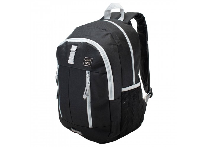 Рюкзак міський Semi Line 20 Black/White Elements (J4923-1)