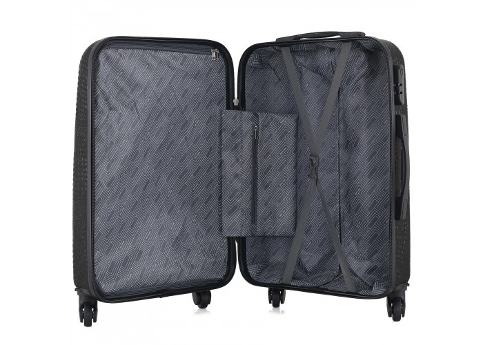 Валіза Semi Line 24" (M) Black (T5638-2)