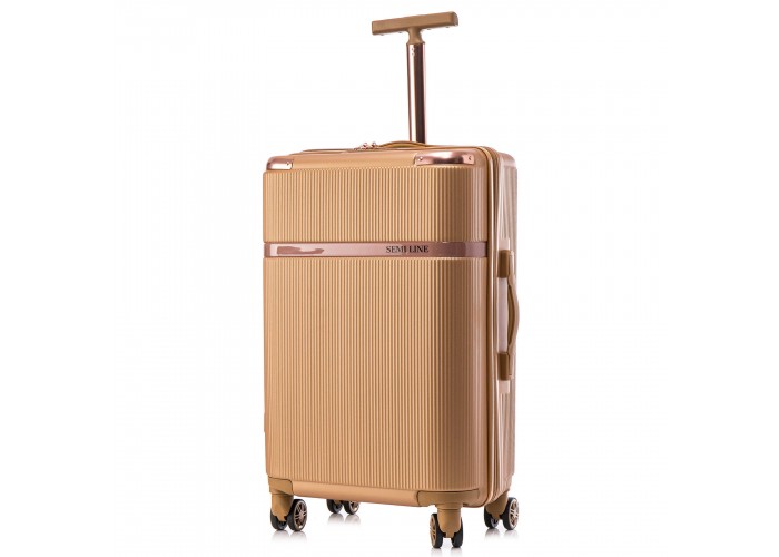 Валіза Semi Line 24" (M) Gold (T5667-3)