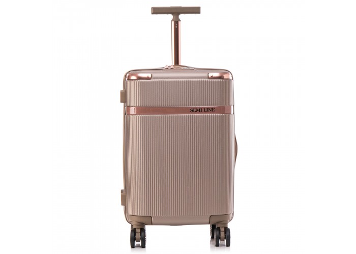 Валіза Semi Line 20" (S) Champagne (T5668-2)