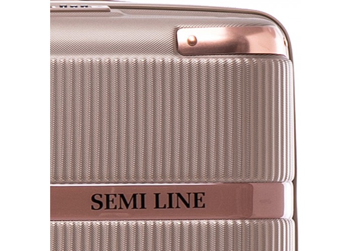 Валіза Semi Line 24" (M) Champagne (T5668-3)