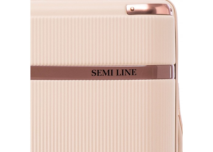 Валіза Semi Line 24" (M) Ecru (T5669-3)