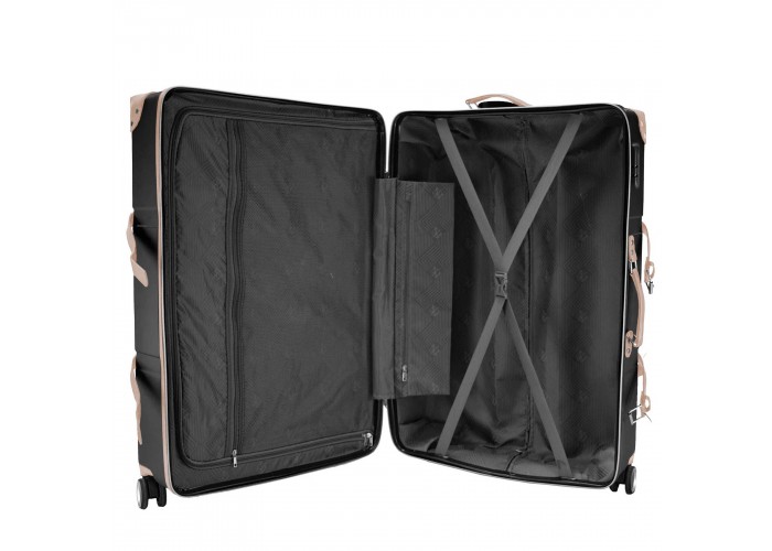 Валіза Semi Line 28" (L) Black/Pink Cream (T5671-4)