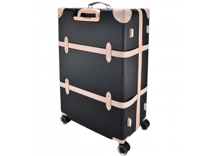 Валіза Semi Line 28" (L) Black/Pink Cream (T5671-4)