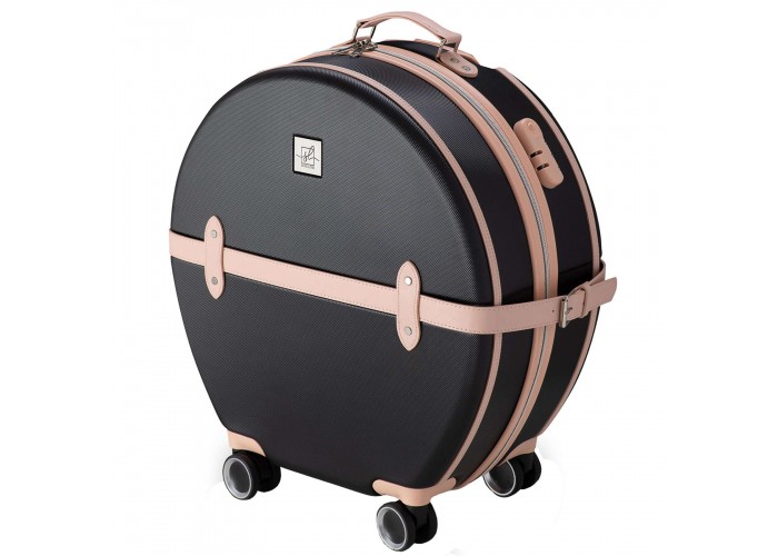 Валіза Semi Line 24" (M) Black/Pink Cream (T5671-3)