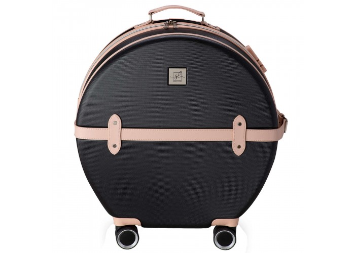 Валіза Semi Line 24" (M) Black/Pink Cream (T5671-3)