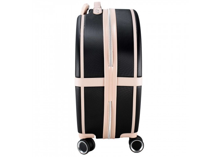 Валіза Semi Line 24" (M) Black/Pink Cream (T5671-3)
