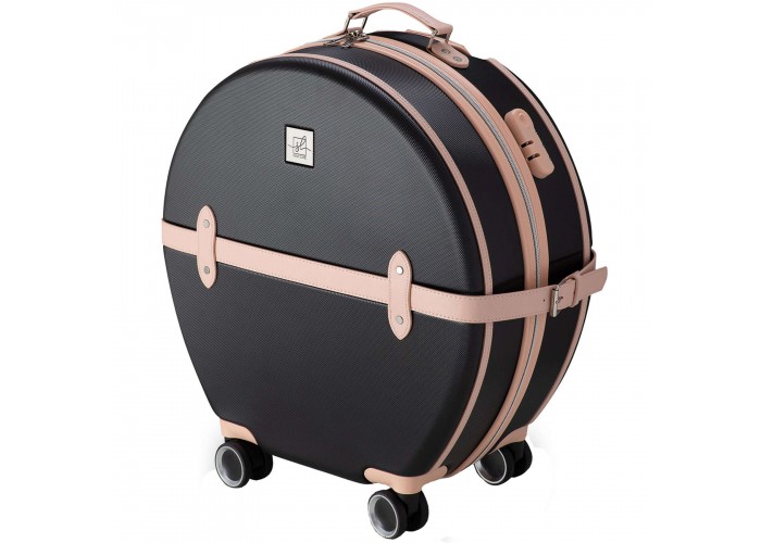 Валіза Semi Line 20" (S) Black/Pink Cream (T5671-2)