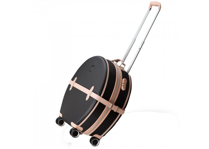 Валіза Semi Line 20" (S) Black/Pink Cream (T5671-2)