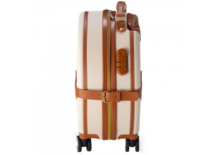 Валіза Semi Line 20" (S) Ecru/Brown (T5670-2)
