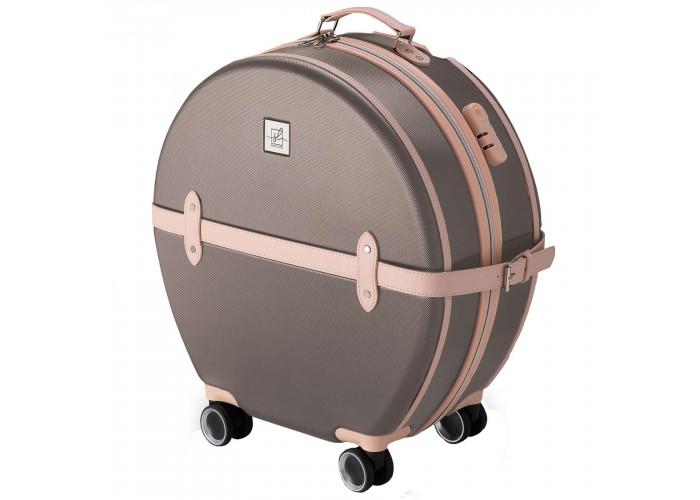 Валіза Semi Line 24" (M) Brown/Pink Cream (T5673-3)