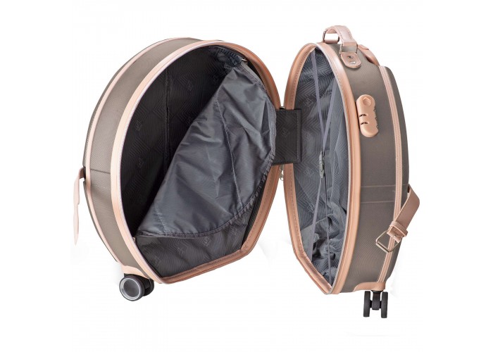 Валіза Semi Line 24" (M) Brown/Pink Cream (T5673-3)