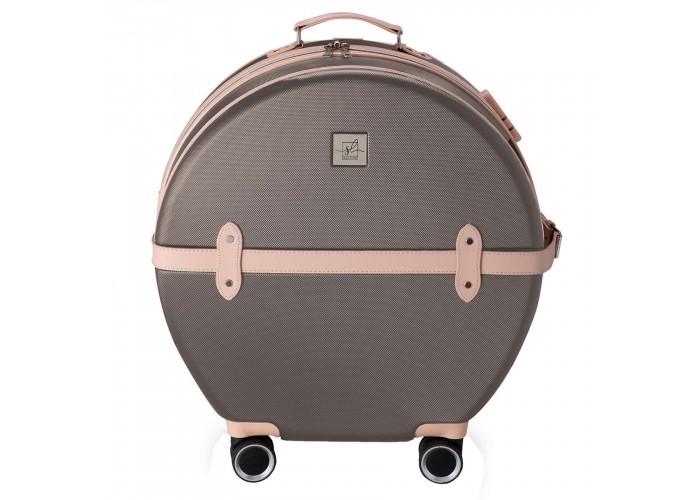 Валіза Semi Line 24" (M) Brown/Pink Cream (T5673-3)