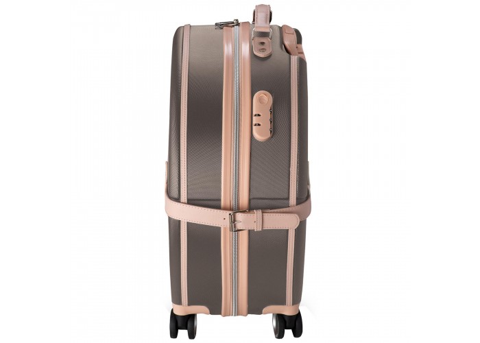 Валіза Semi Line 24" (M) Brown/Pink Cream (T5673-3)