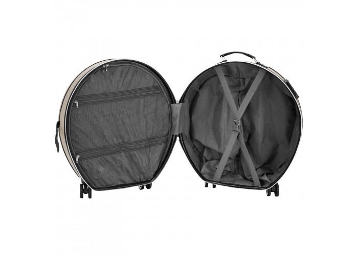 Валіза Semi Line 24" (M) Champagne/Black (T5674-3)