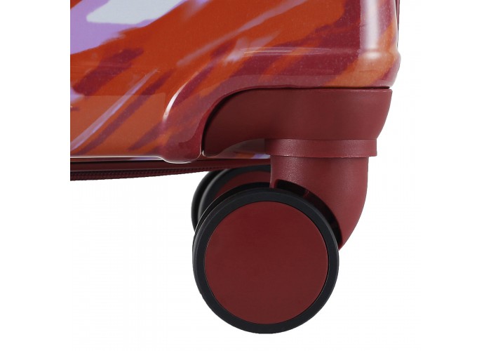 Валіза Semi Line 20" (S) White/Red Print (T5654-1)