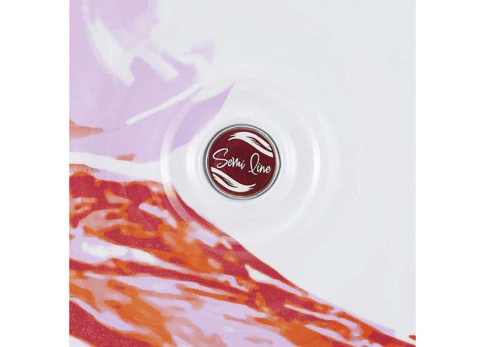 Валіза Semi Line 24" (M) White/Red Print (T5654-2)